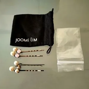 Joomi Lim Swarovski Crystal Faux Pearls Hair Clips Joomi Lim Crystal Star & Pearl Hair Clip | Garmentory main image 2